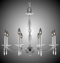  CH5326-SP-35S-37G-ST - 8 Light Kensington Chandelier